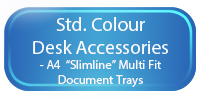 A4 Slimline Document Trays - Std Colours